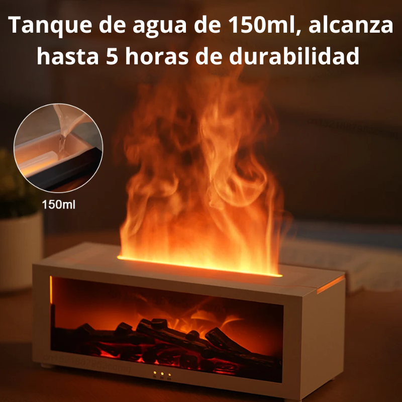 LumiFlame™ — Difusor de Aromas con Efecto Llama y Luz RGB