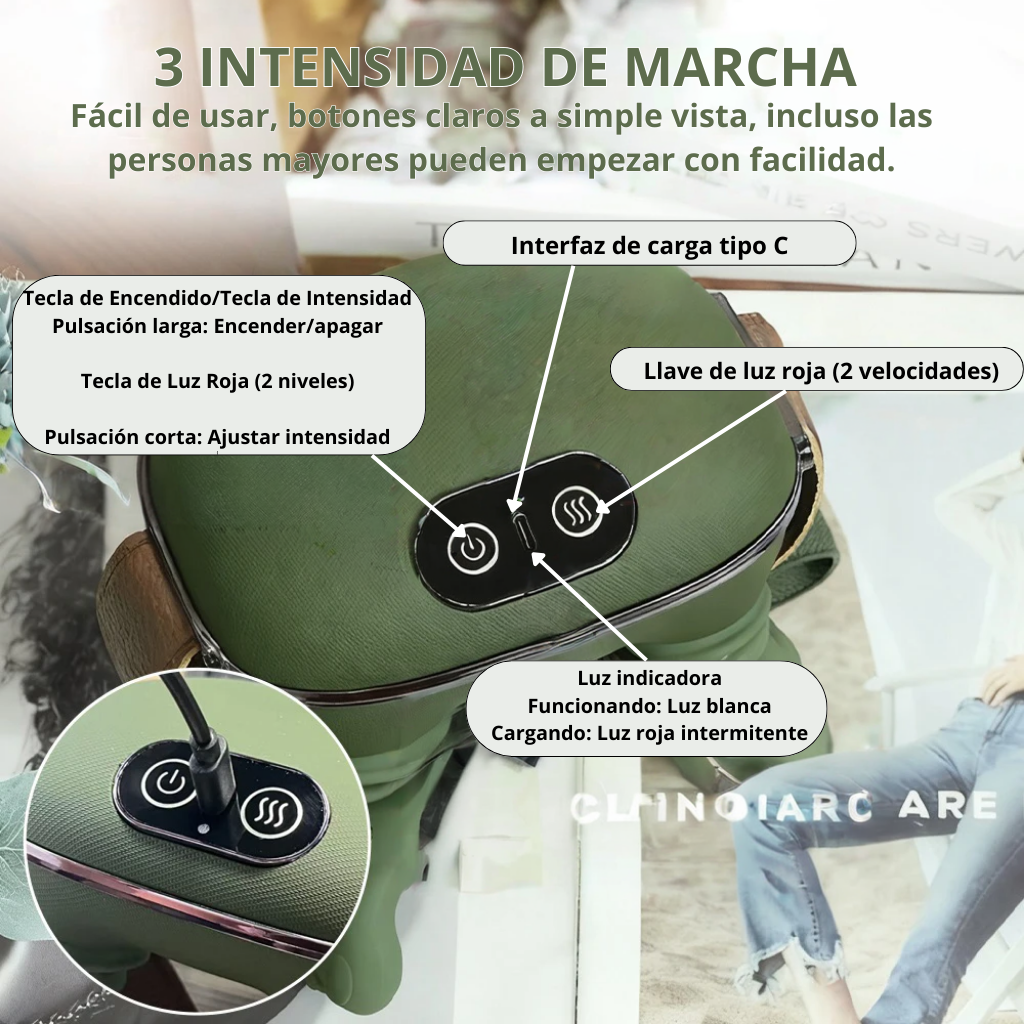 CerviRelief Pro™ – Masajeador Cervical Inteligente