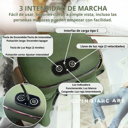 CerviRelief Pro™ – Masajeador Cervical Inteligente