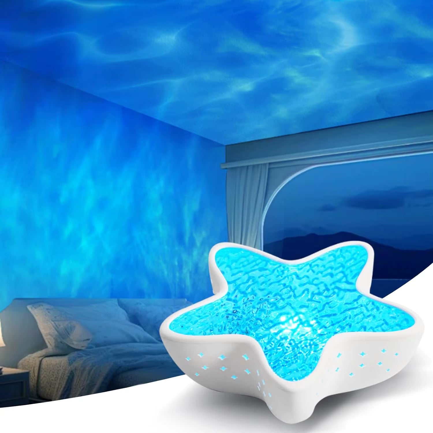 AuroraStar™ – Lámpara Proyector Estelar 3 en 1