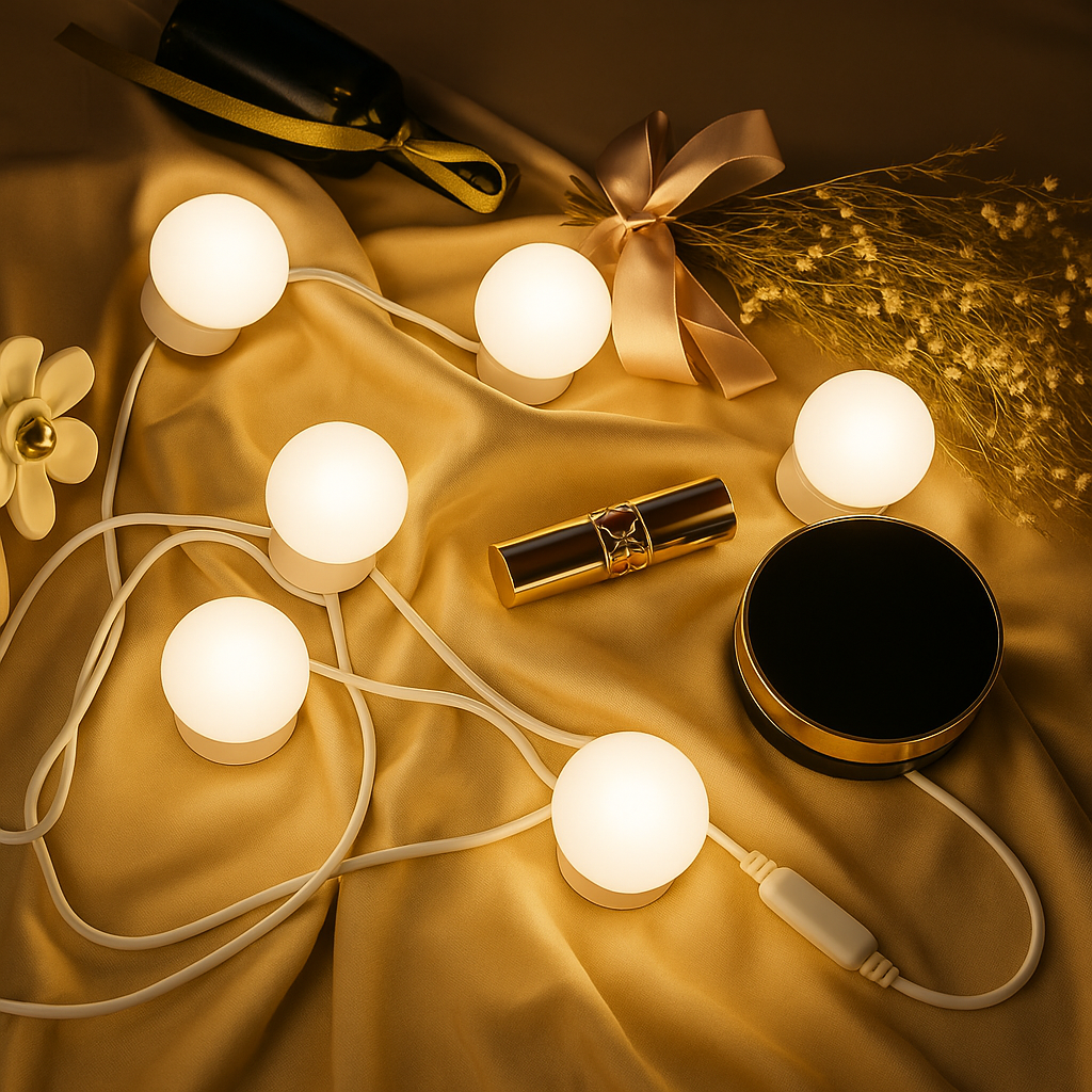 Luces LED para Espejo de Maquillaje — Iluminación Profesional sin Esfuerzo
