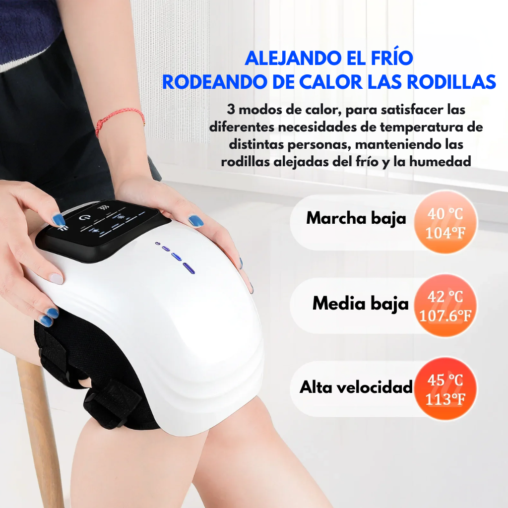 Smart Knee Massager™ – Alivio Instantáneo para Rodillas con Calor Inteligente y Presión de Aire