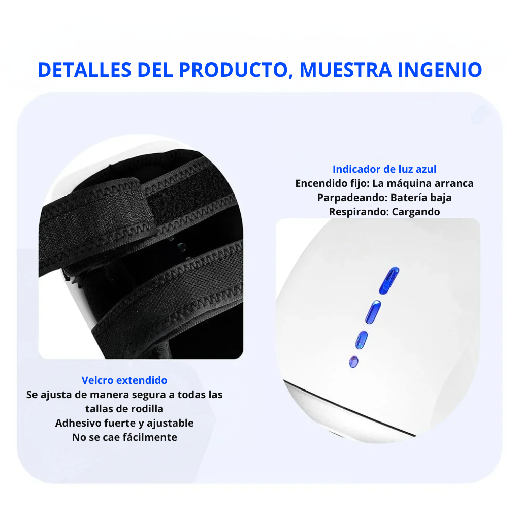 Smart Knee Massager™ – Alivio Instantáneo para Rodillas con Calor Inteligente y Presión de Aire