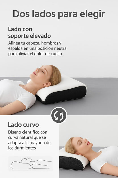 🦋 Almohada Cervical Mariposa de Espuma Viscoelástica