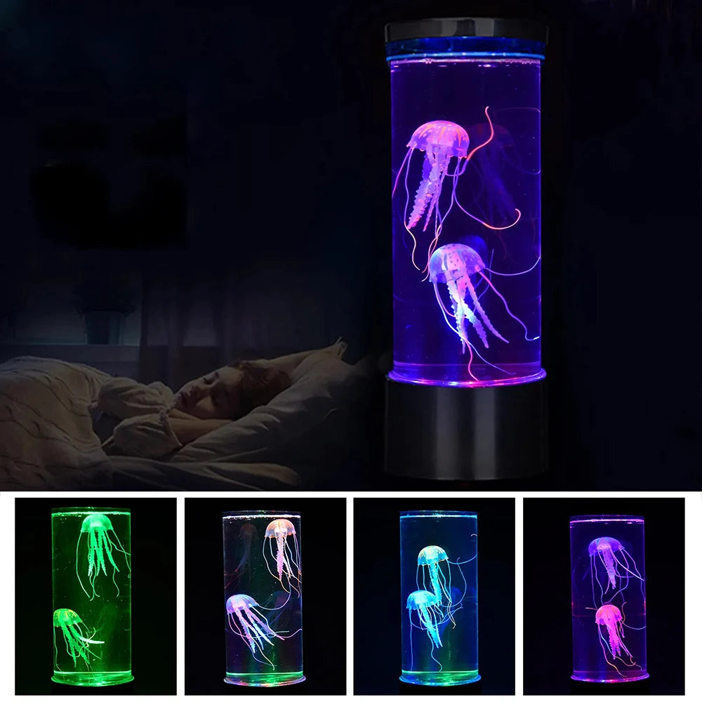 AquaGlow™ — Lámpara Medusa LED Cambiante